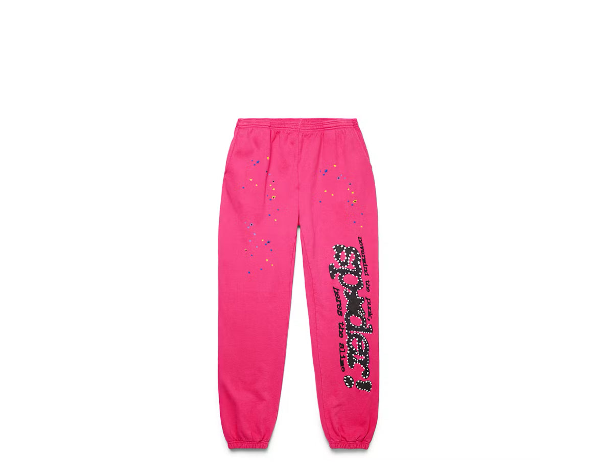 Pink spider  Hoodie set