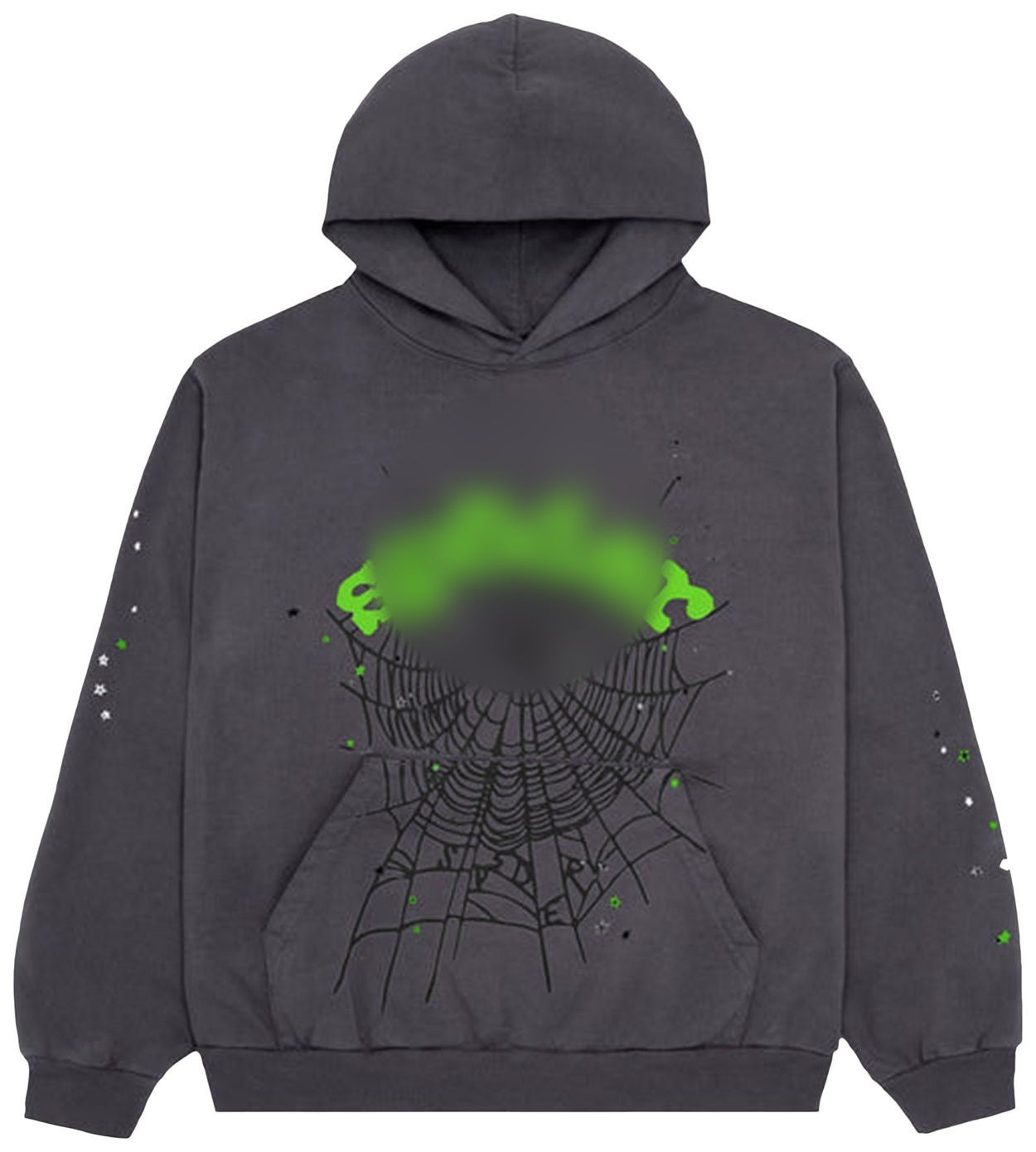 Green Grey spider hoodie