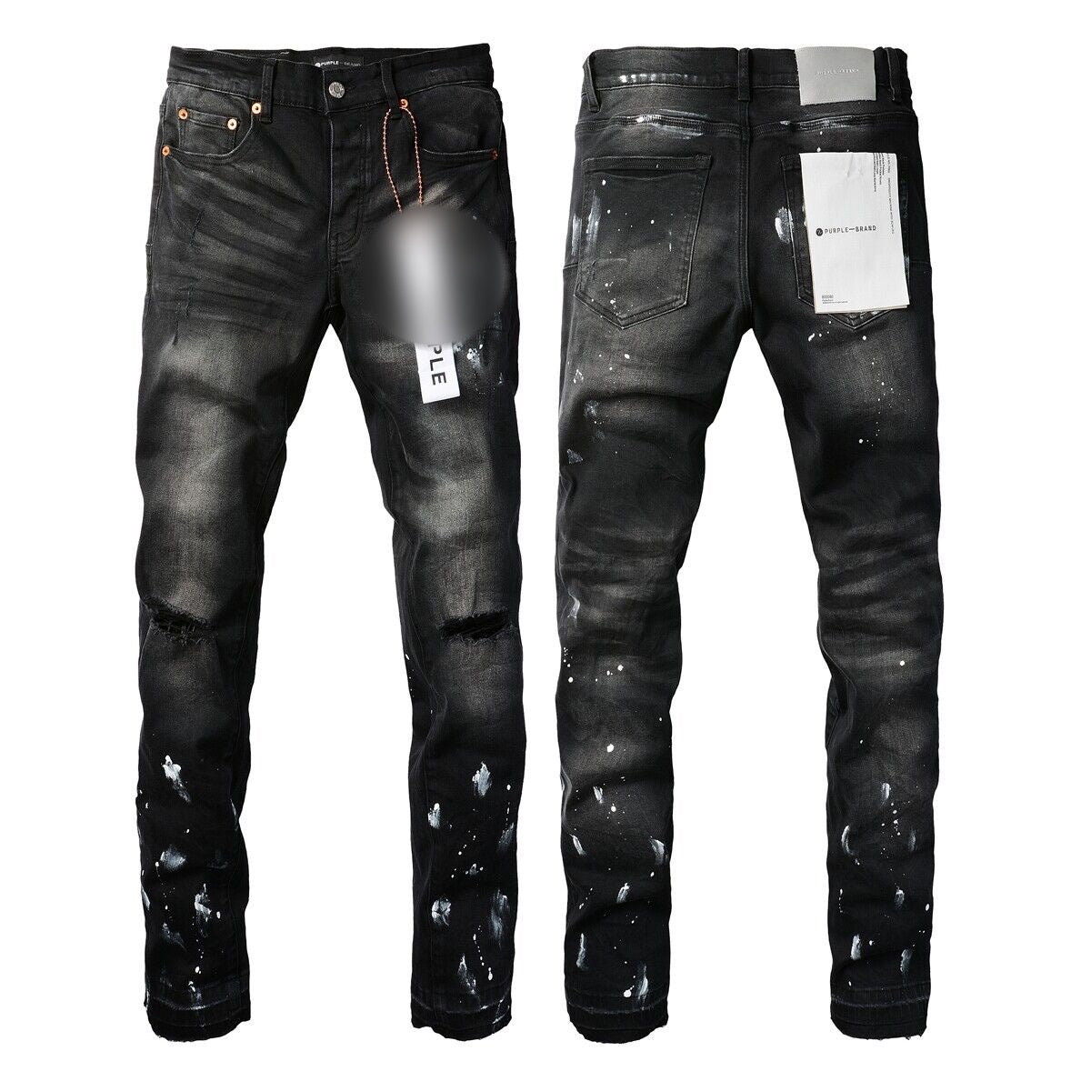 Purple Jeans Black