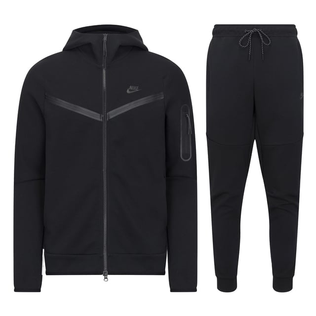 Full zip Tec Set Black