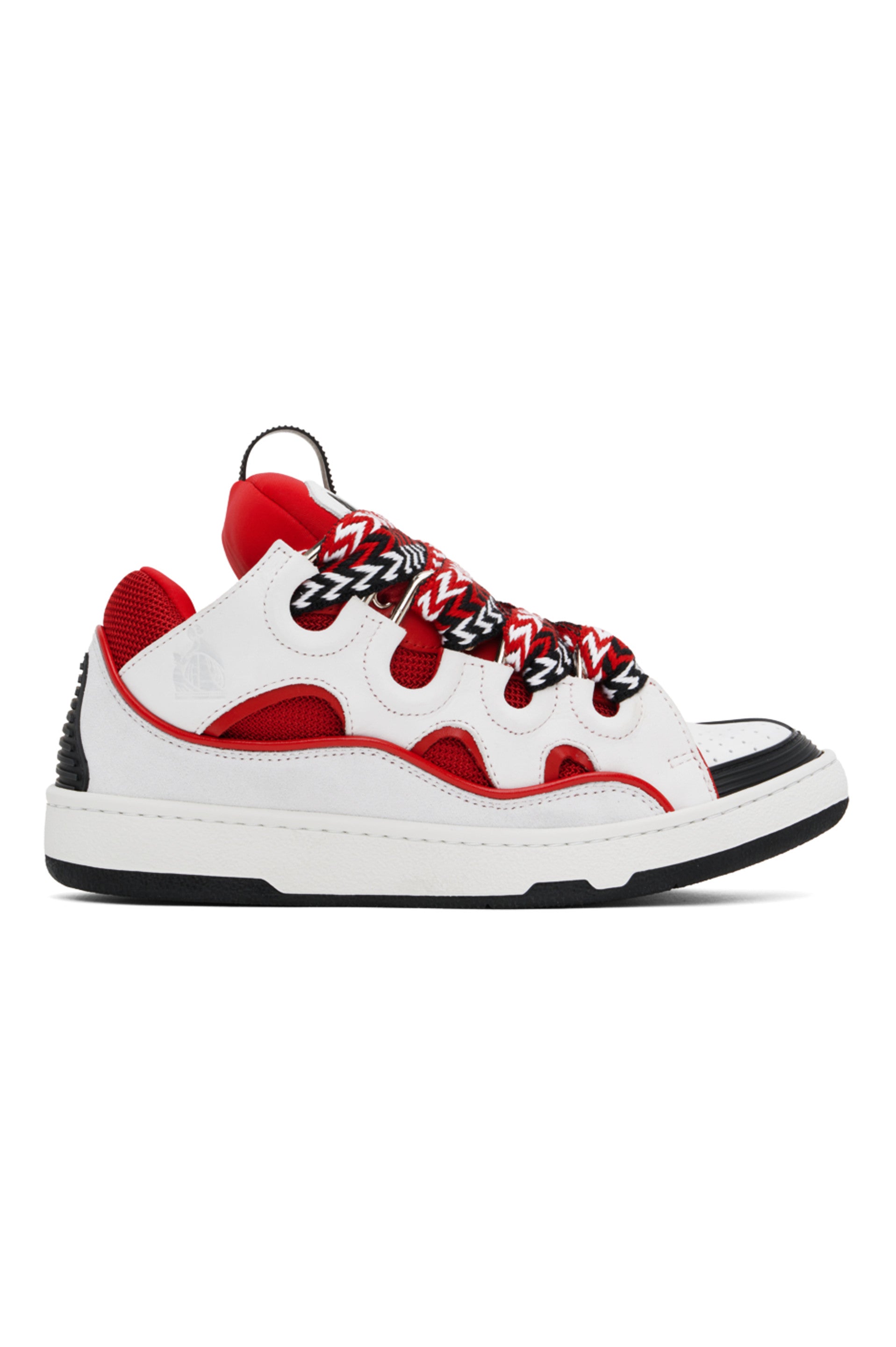 Lvins white and red Curb