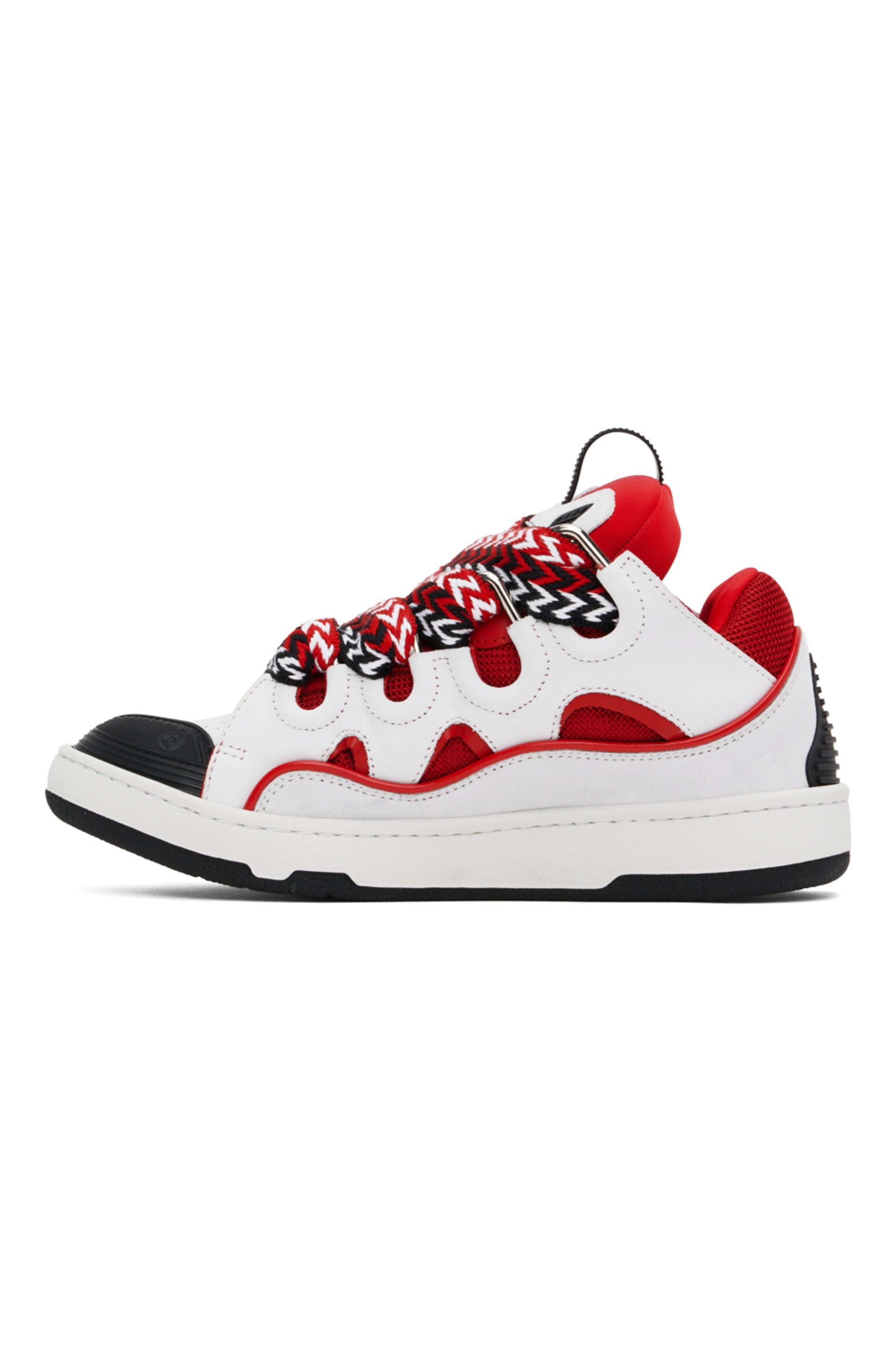 Lvins white and red Curb