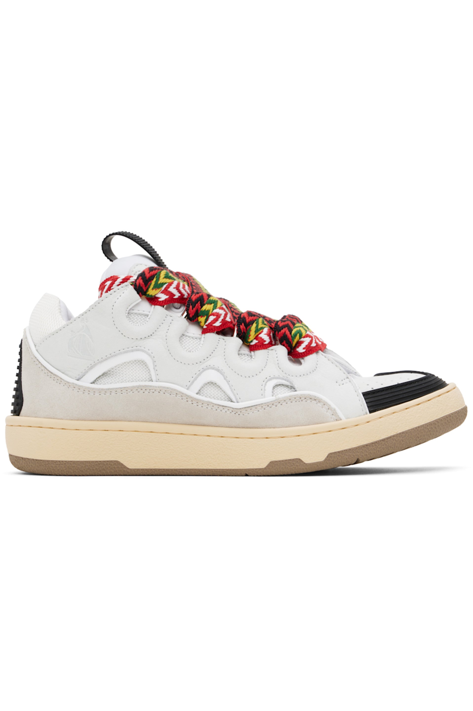 Lvins White leather Curb